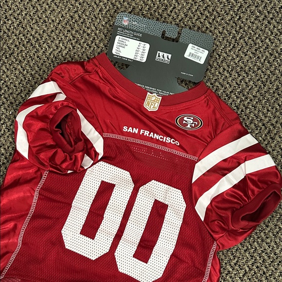NFL San Francisco 49ers Dog or Cat Jersey, Size: XX-Large - Picture 4 of 5